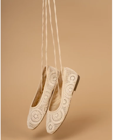 Ballerines macramé