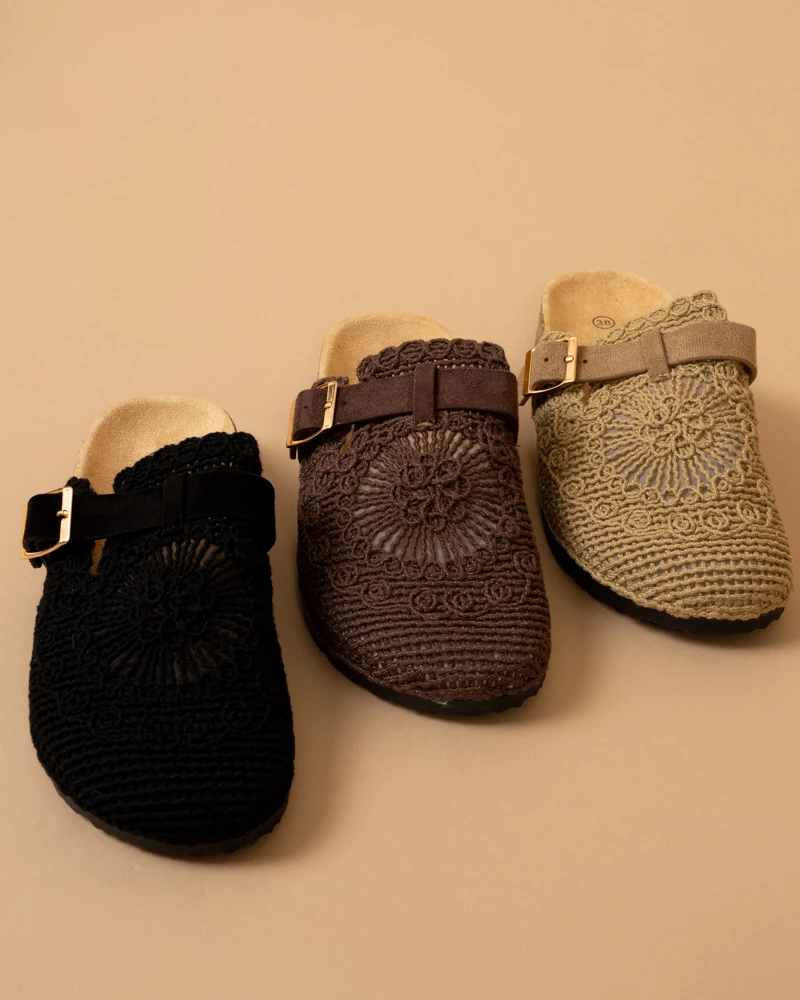 Sabots macramé