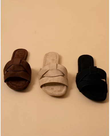 Mules suédines