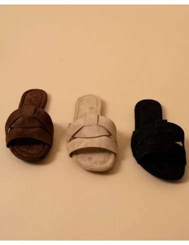 Mules suédines