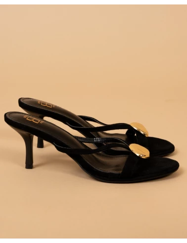 Mules talons bijou