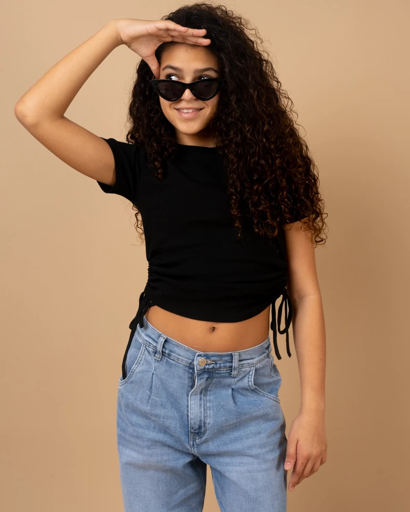 T-shirt lacet