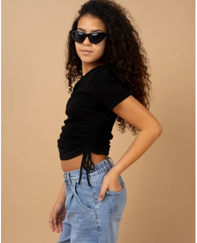 T-shirt lacet