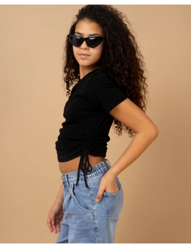 T-shirt lacet