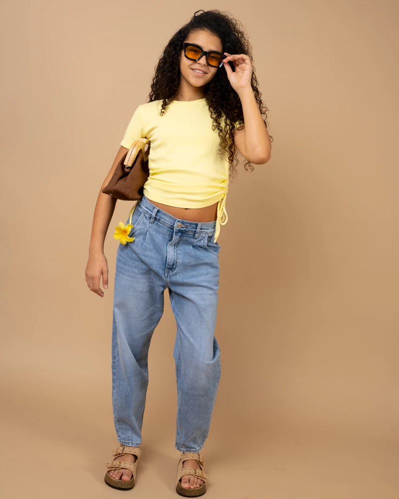 T-shirt lacet