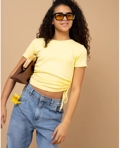 T-shirt lacet
