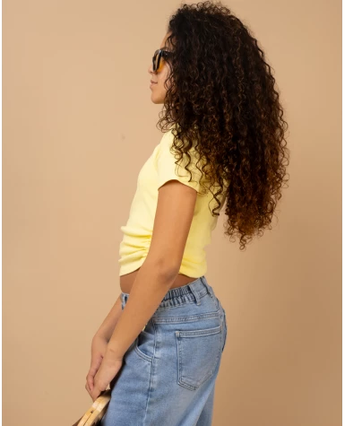 T-shirt lacet