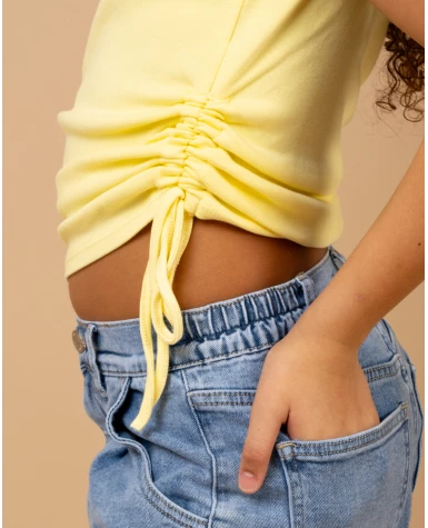 T-shirt lacet