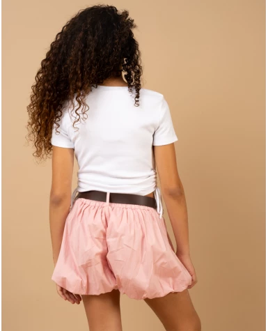 T-shirt lacet