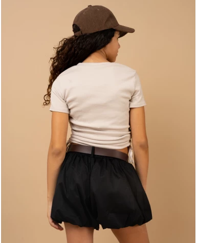 T-shirt lacet