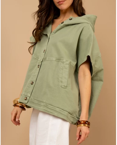 Veste oversize sans manches