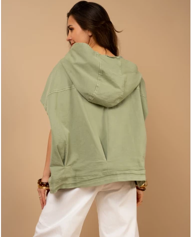 Veste oversize sans manches