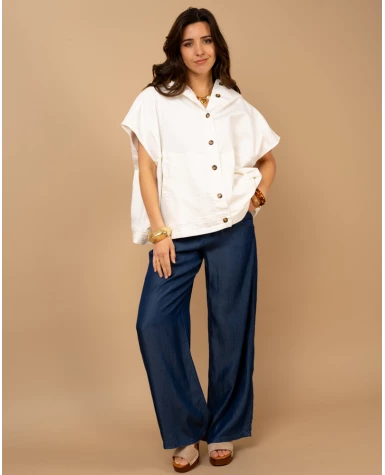 Veste oversize sans manches