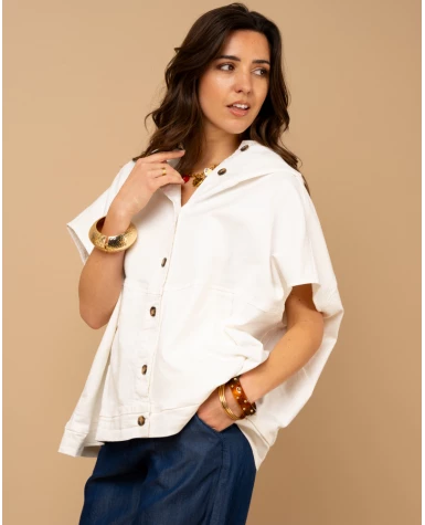 Veste oversize sans manches