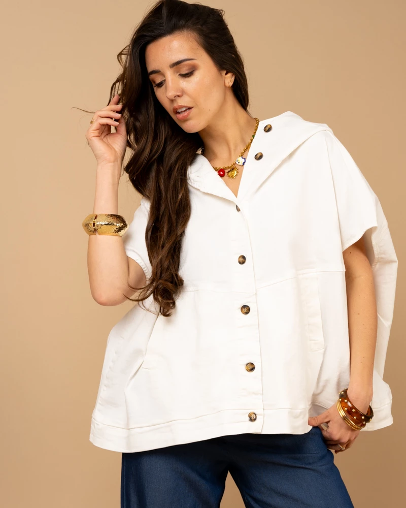 Veste oversize sans manches