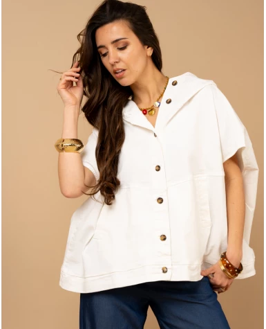 Veste oversize sans manches