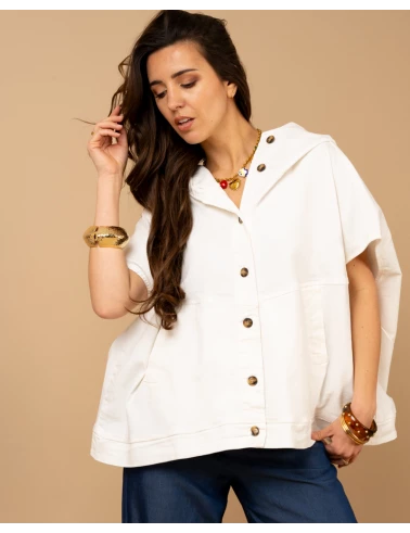 Veste oversize sans manches