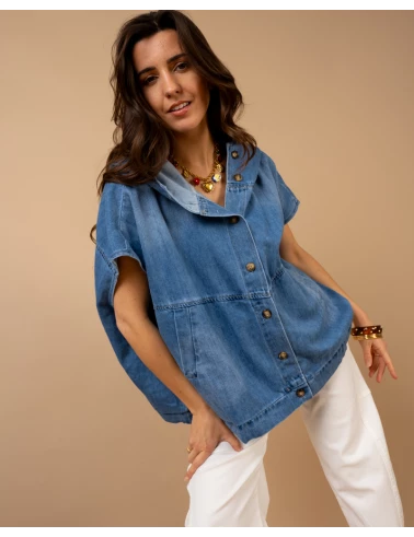 Veste oversize sans manches