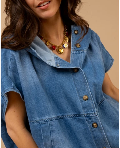 Veste oversize sans manches
