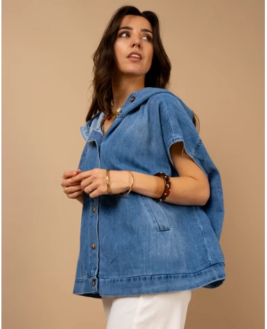 Veste oversize sans manches