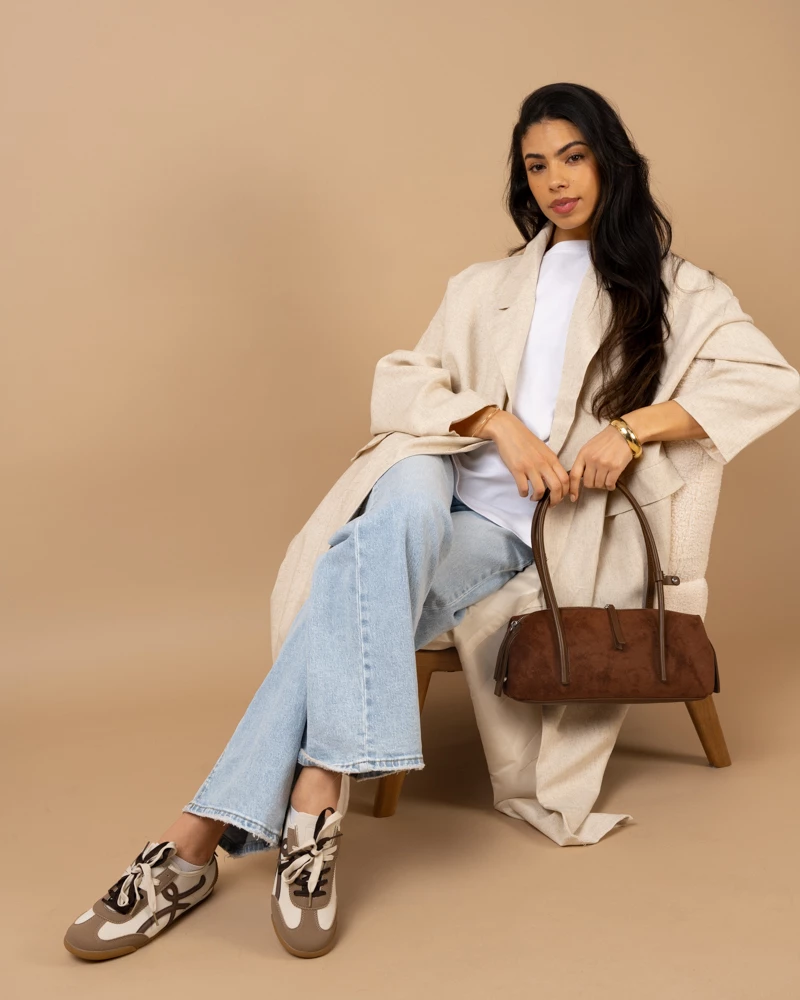 Veste longue lin