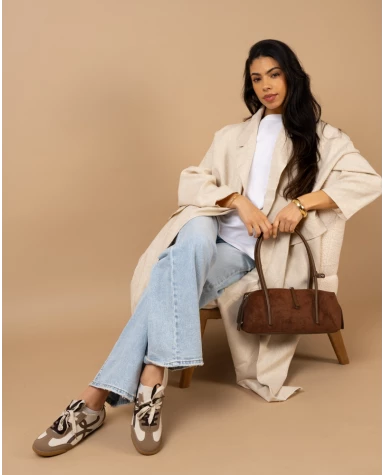 Veste longue lin