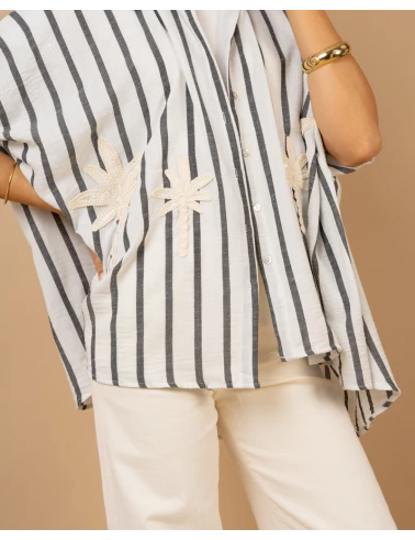Chemise palmiers