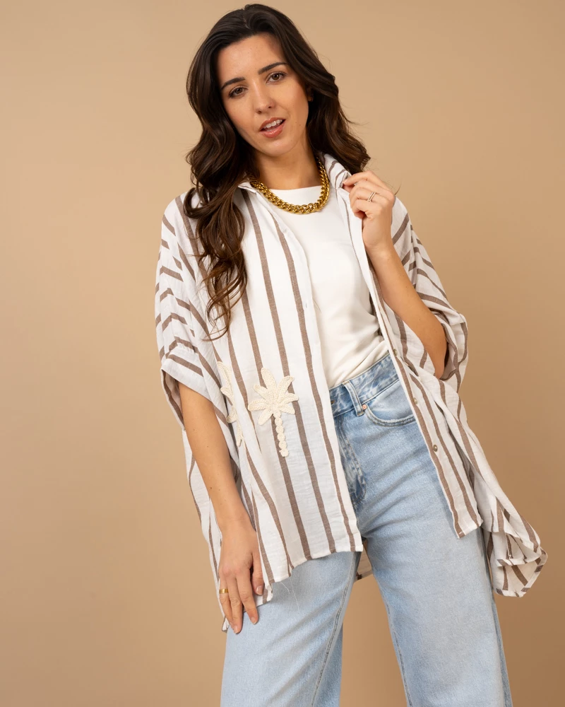 Chemise palmiers