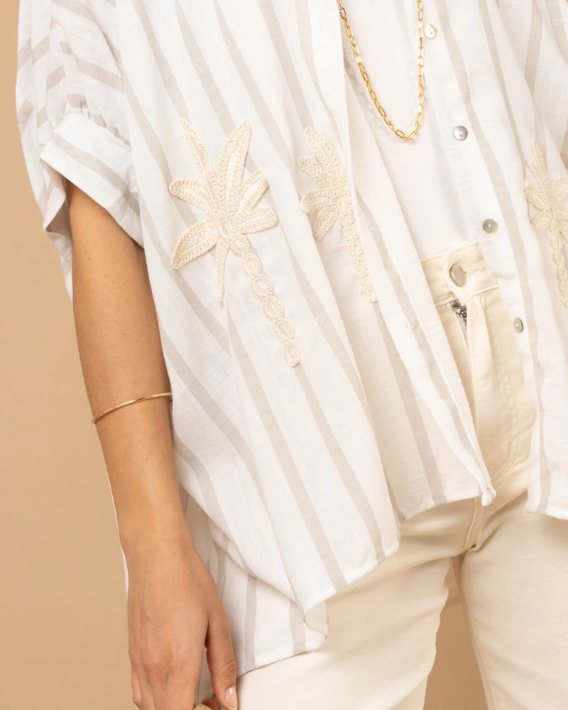 Chemise palmiers