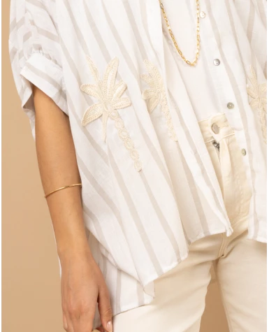 Chemise palmiers