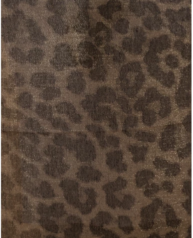 Foulard léopard lurex