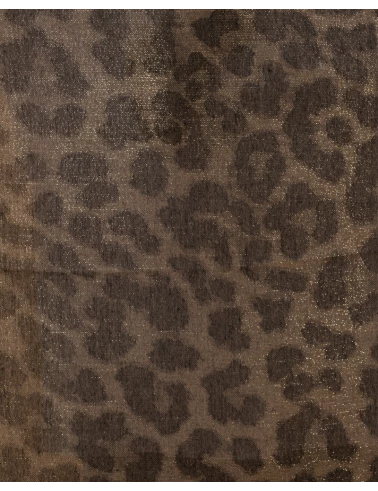 Foulard léopard lurex