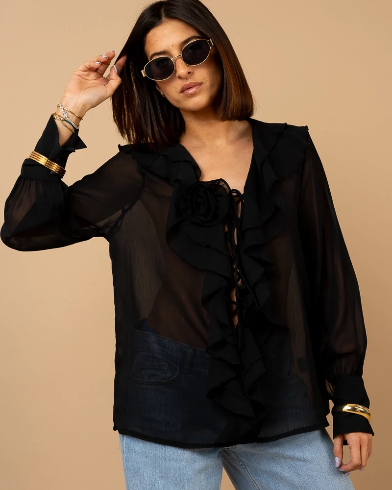 Blouse fleurs
