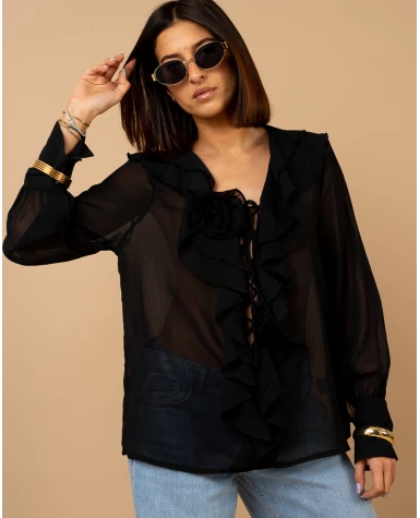 Blouse fleurs