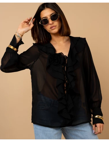 Blouse fleurs
