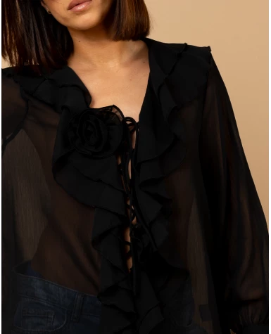 Blouse fleurs