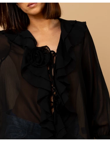 Blouse fleurs