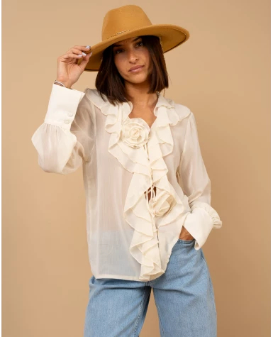 Blouse fleurs
