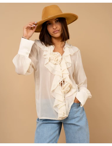 Blouse fleurs