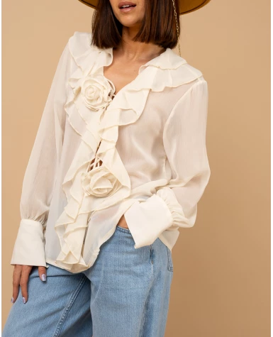 Blouse fleurs