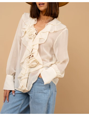 Blouse fleurs