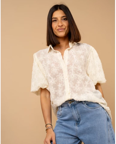 Chemise fleurs