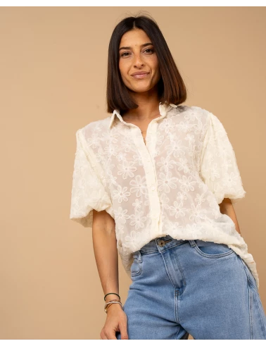 Chemise fleurs