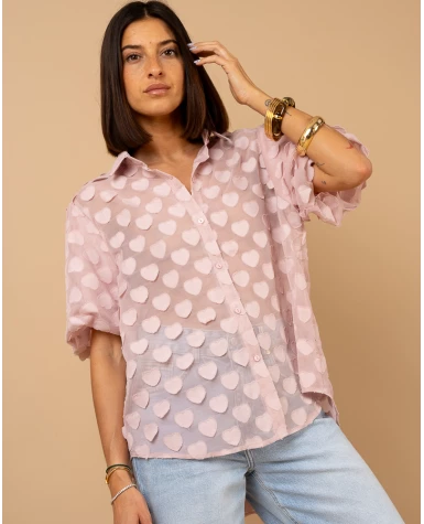 Chemise coeurs