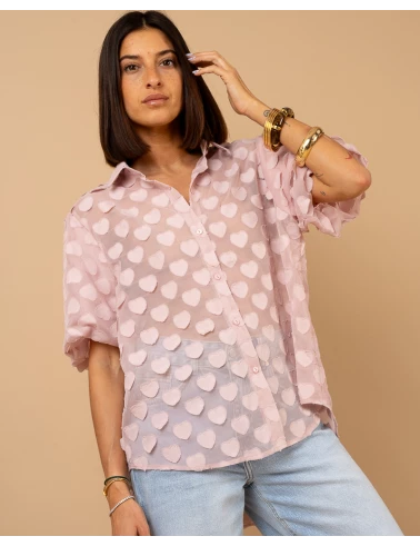 Chemise coeurs