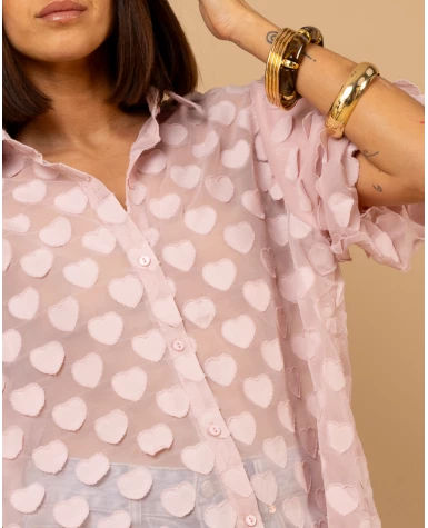 Chemise coeurs