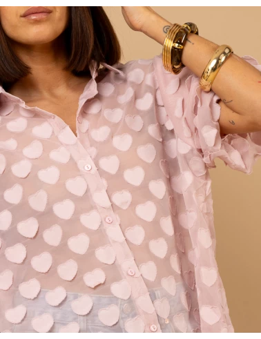 Chemise coeurs