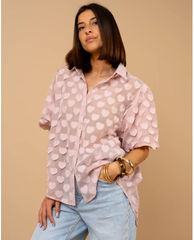 Chemise coeurs