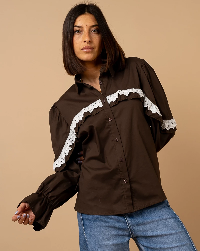 Chemise dos ouvert