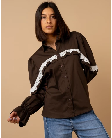 Chemise dos ouvert